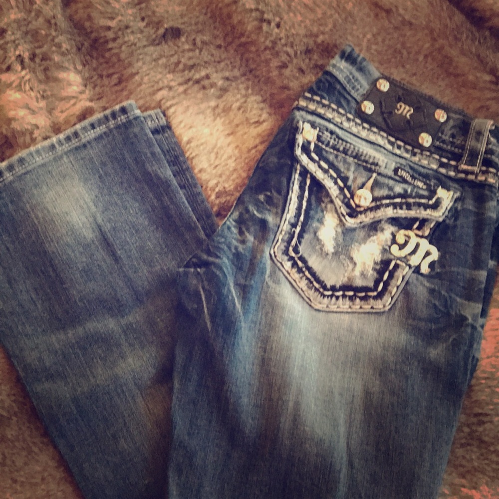 Size 28 MIss Me easy boot denim jeans